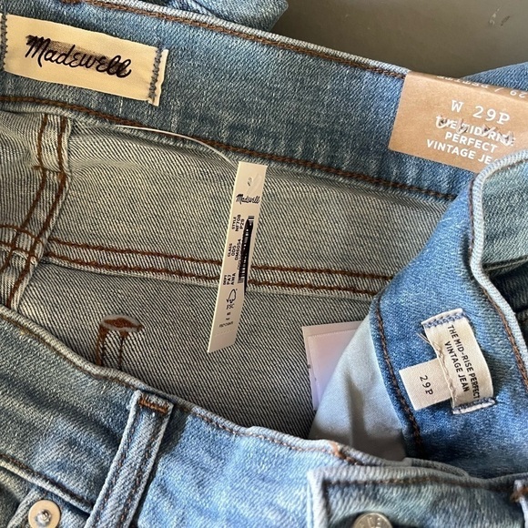 Madewell The Petite Perfect Vintage Jean Alderton Wash NF708 - Picture 6 of 7